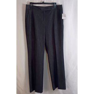 Kasper Carly Curvy Fit Pants Size 8 NWT Denim Blue Straight Leg Career $99
